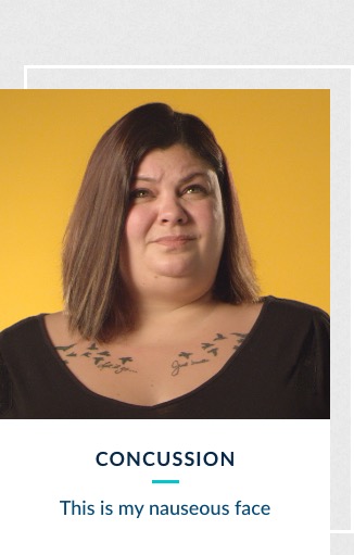 Concussion - This is my nauseous face