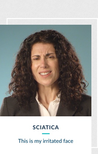 Sciatica - This is my irritated face